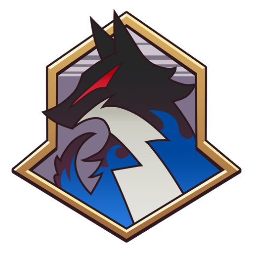 Emblème : Loup noir