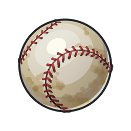 Balle de baseball perdue