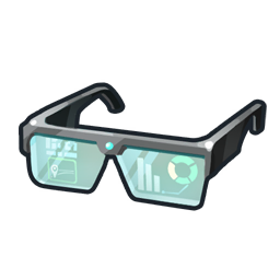 Néo-lunettes gracieuses