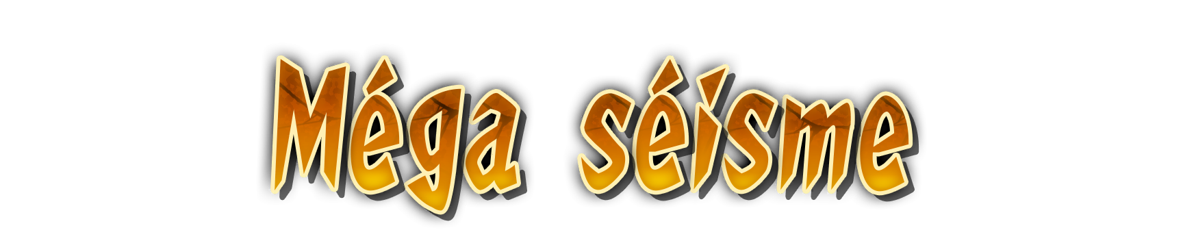 Telop Méga séisme