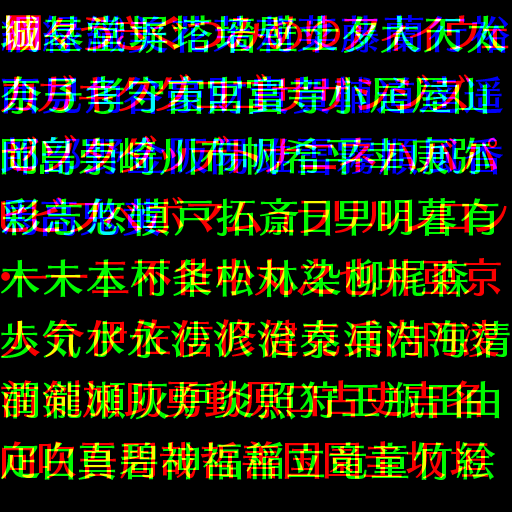 font